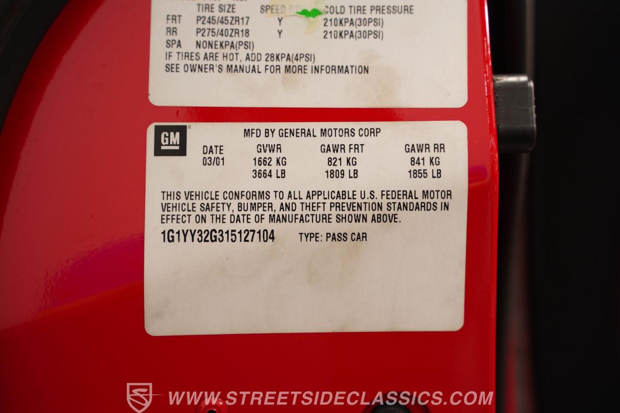 2001 Chevrolet Corvette Convertible