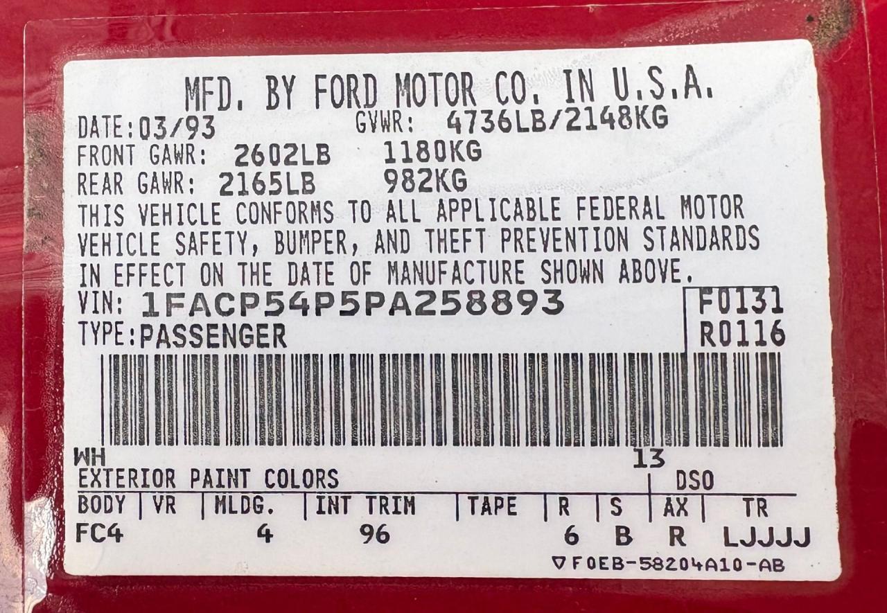 1993 Ford Taurus SHO