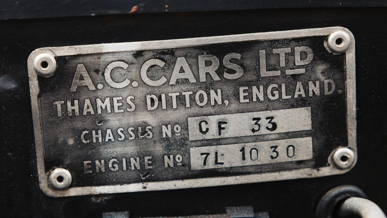 1969 AC 428 Frua Spider