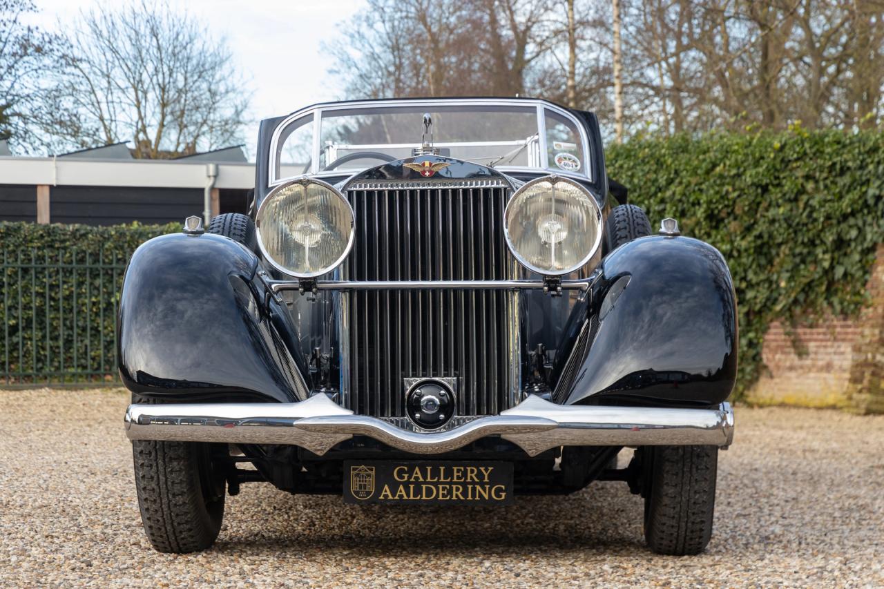 1936 Hispano Suiza J12 D&rsquo;Ieteren Fr&egrave;res Convertible &ldquo;Original One-Off Coachwork&rdquo;