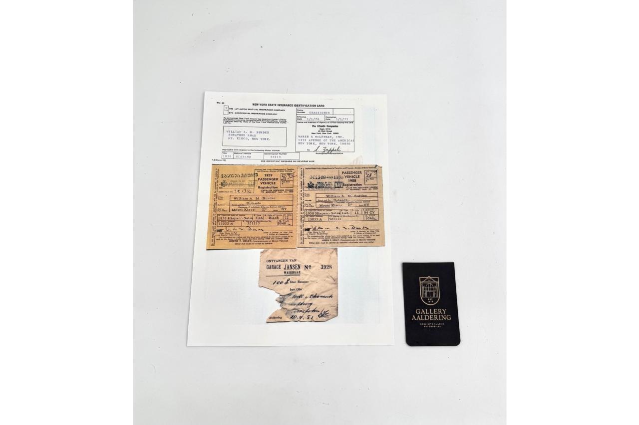 1936 Hispano Suiza J12 D&rsquo;Ieteren Fr&egrave;res Convertible &ldquo;Original One-Off Coachwork&rdquo;