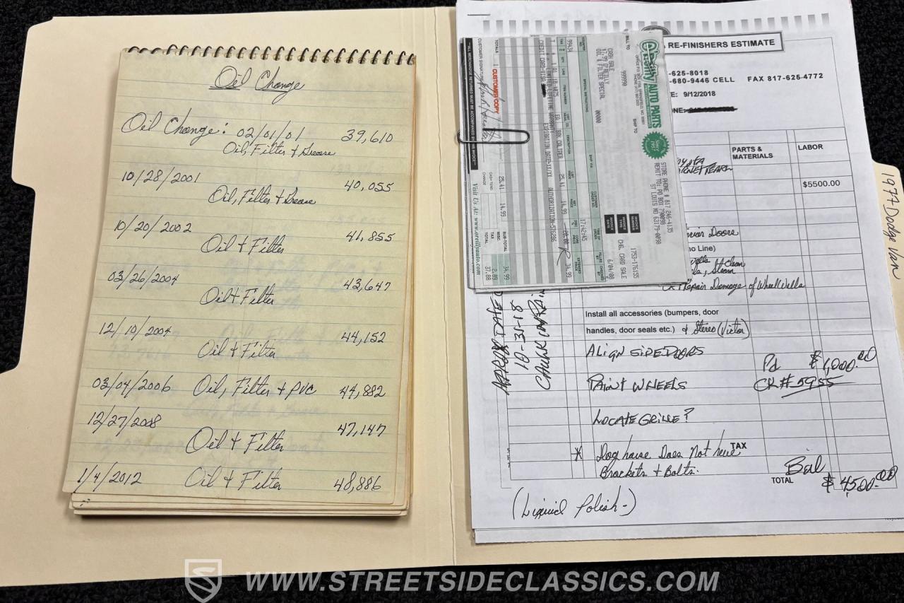 1977 Dodge B200 Tradesman Van