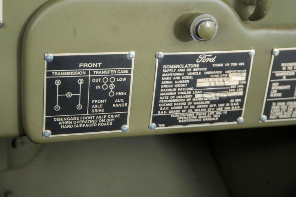 1945 Willy Jeep WW2 oorlogsjeep 4x4