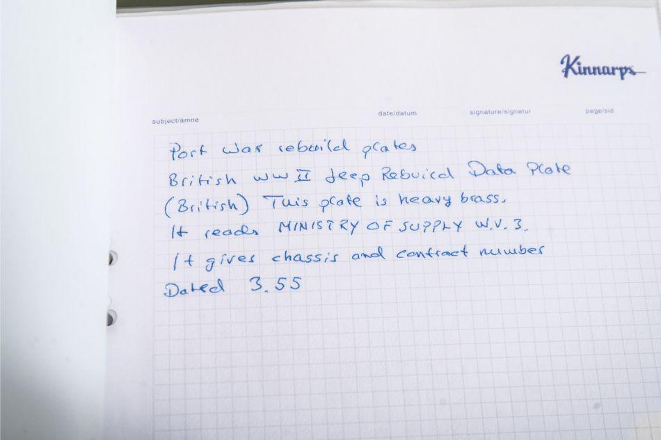 1945 Willy Jeep WW2 oorlogsjeep 4x4