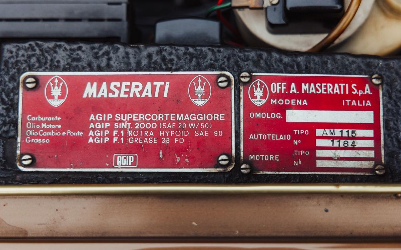 1969 Maserati Ghibli 4.7 Coupe