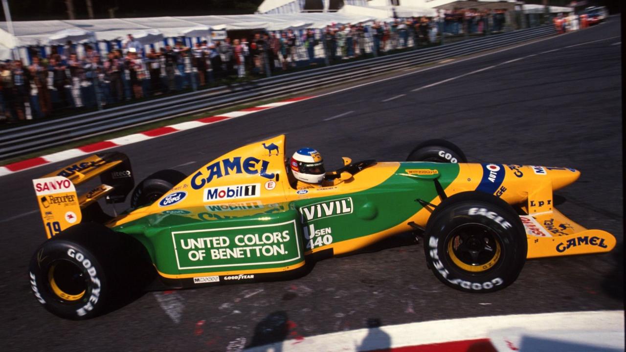1992 Benetton B192 Formula One ex-Michael Schumacher
