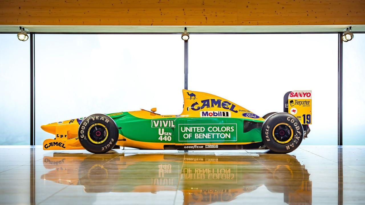 1992 Benetton B192 Formula One ex-Michael Schumacher