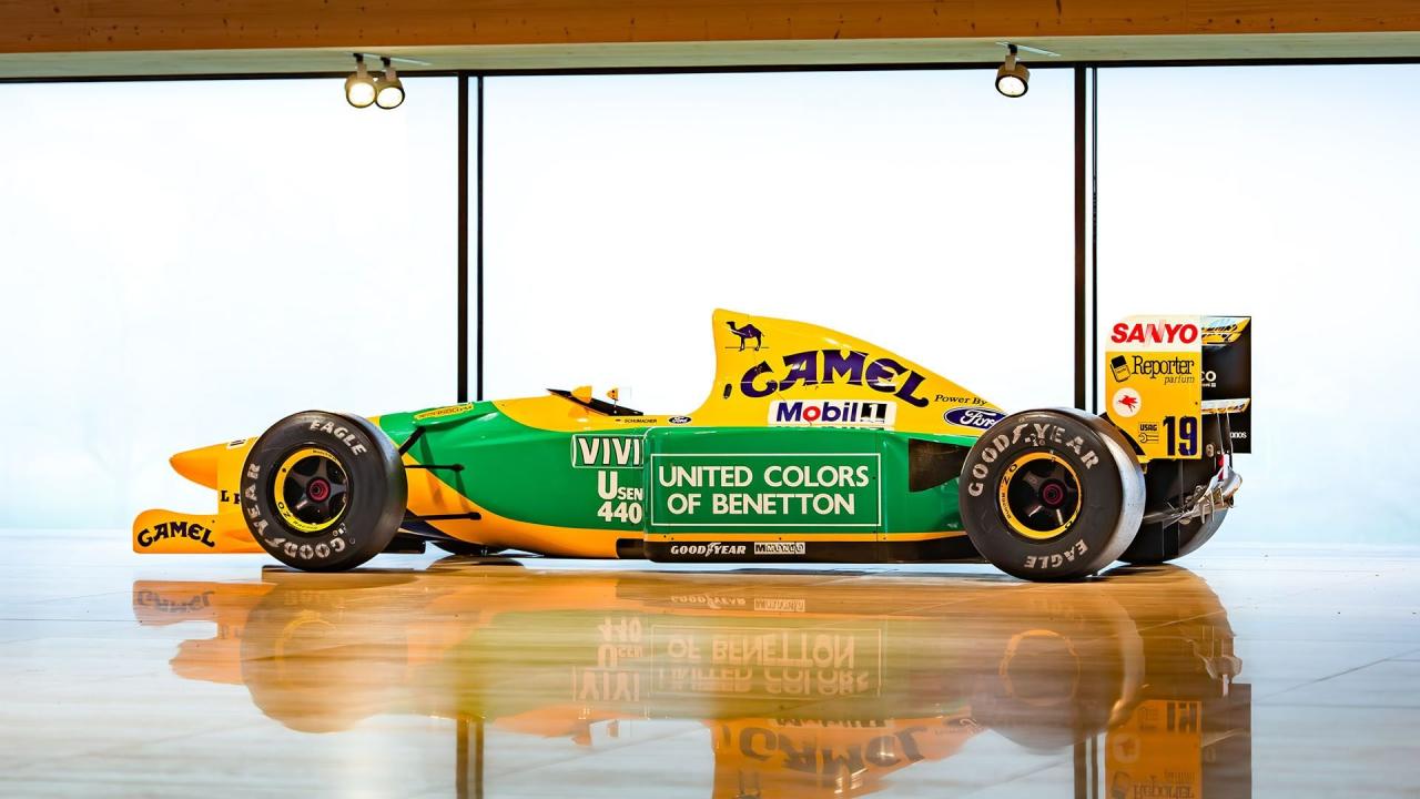 1992 Benetton B192 Formula One ex-Michael Schumacher