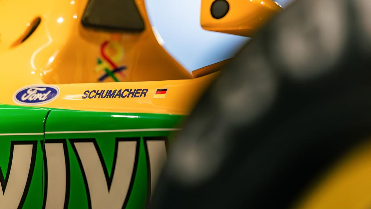 1992 Benetton B192 Formula One ex-Michael Schumacher