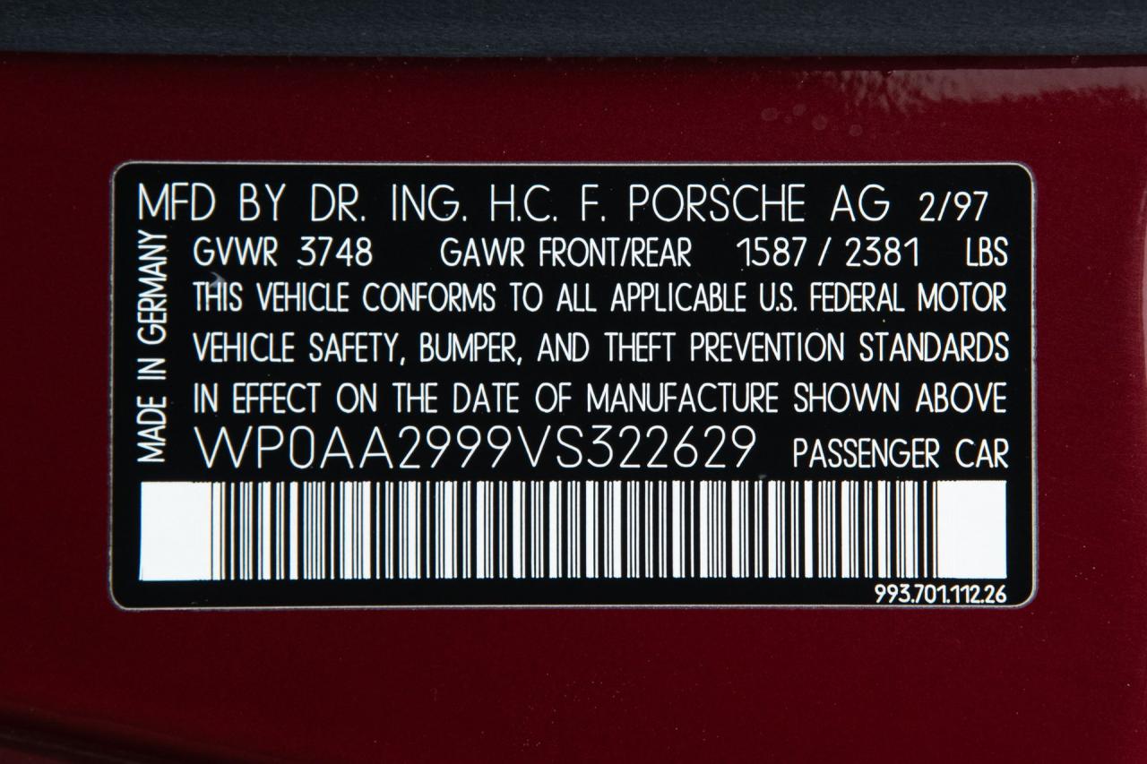 1997 Porsche 911 C2S