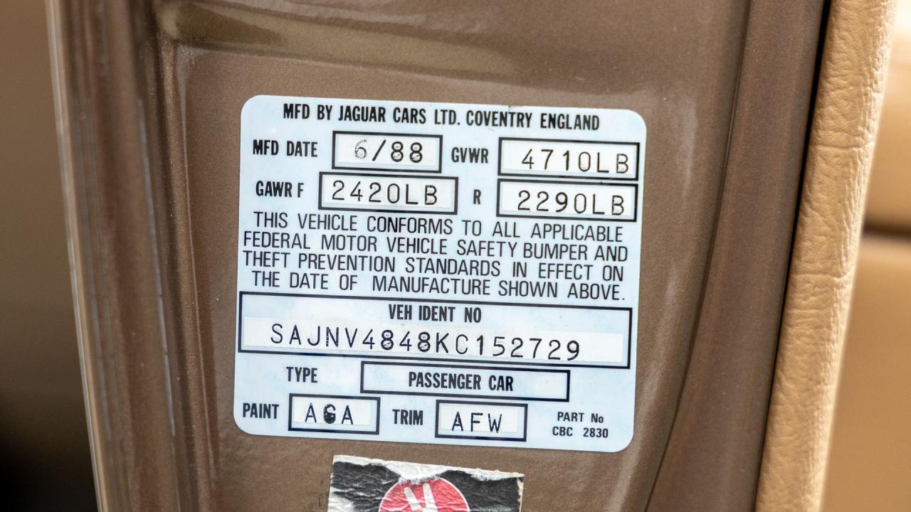 1989 Jaguar XJS Convertible