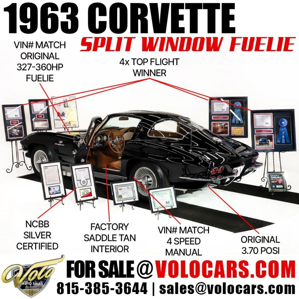 1963 Chevrolet Corvette Split Window Fuelie