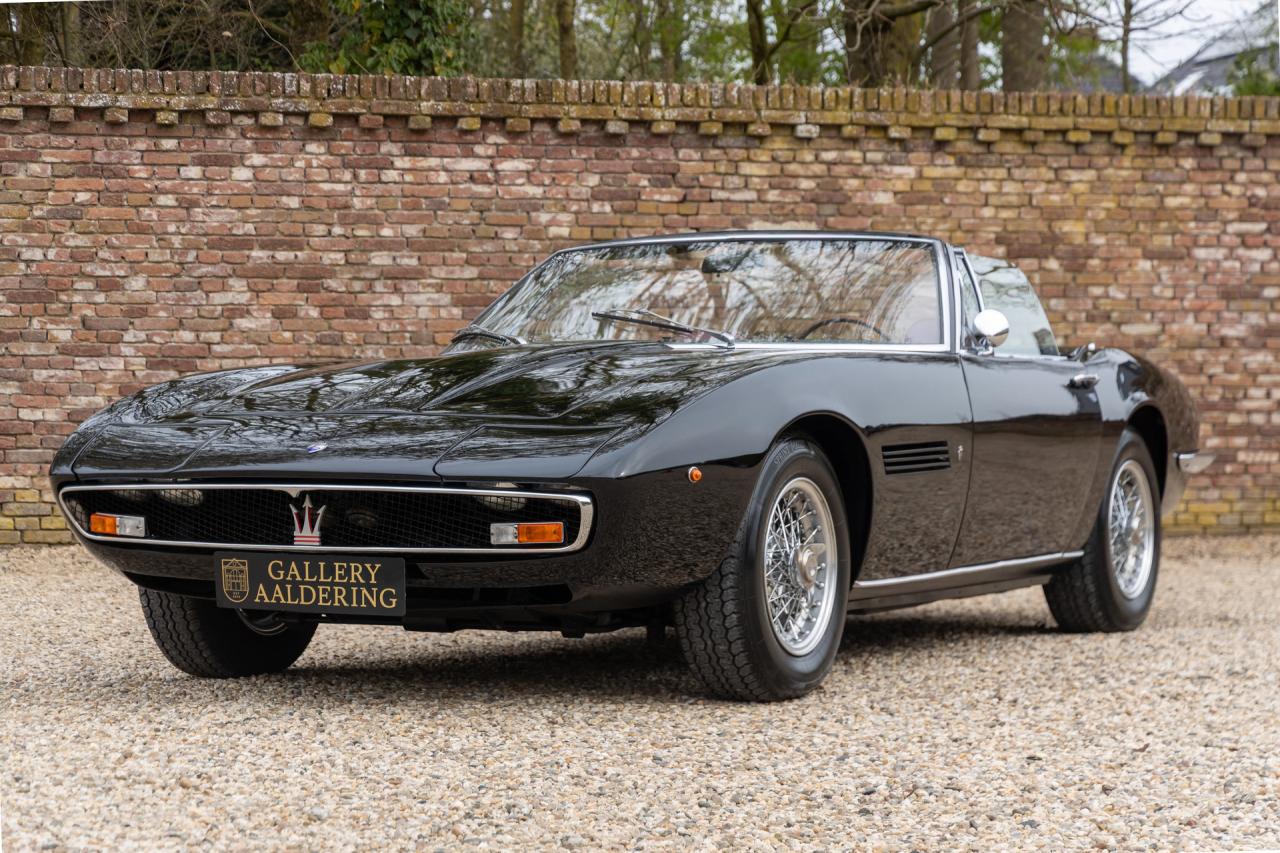 1968 Maserati Ghibli 4700 Spyder &ldquo;Built by Campana Carrozzeria Modena&rdquo;