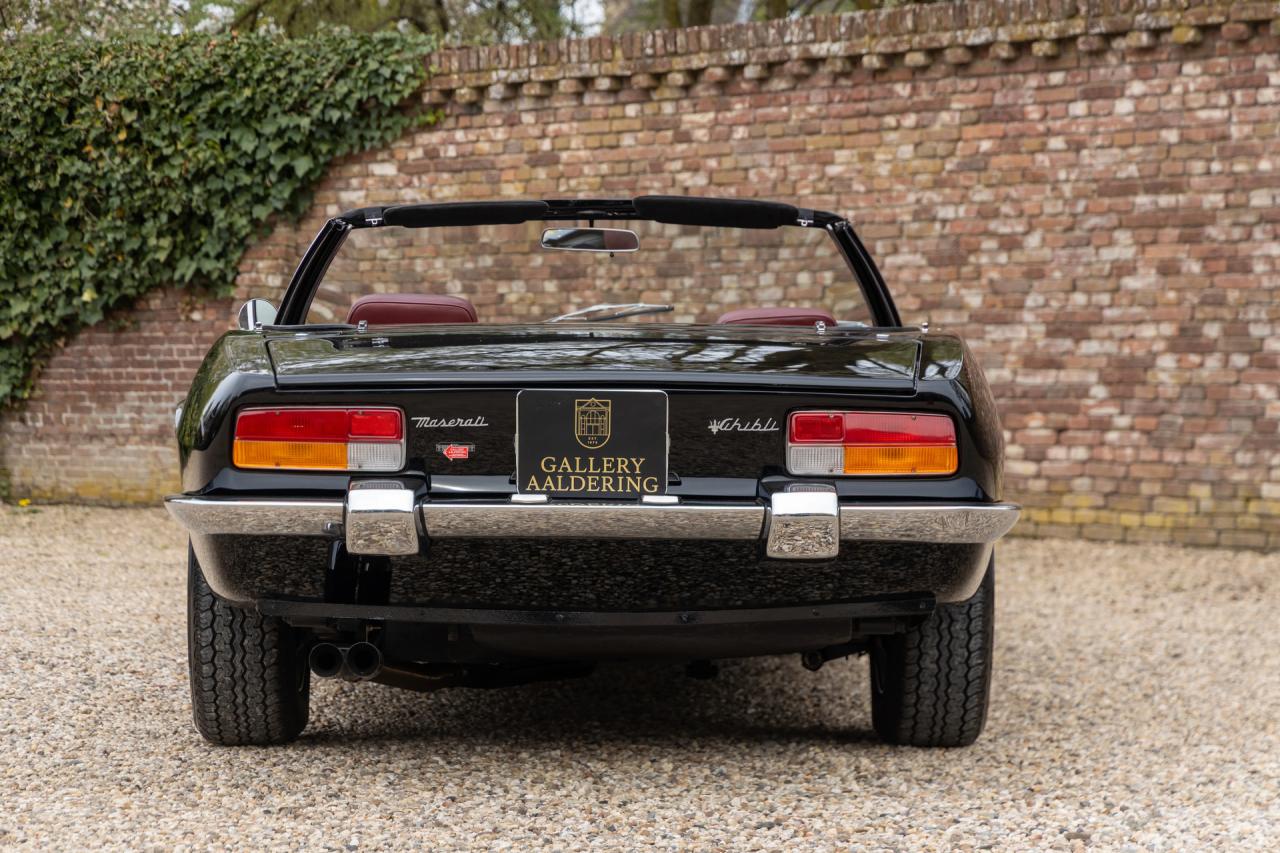 1968 Maserati Ghibli 4700 Spyder &ldquo;Built by Campana Carrozzeria Modena&rdquo;
