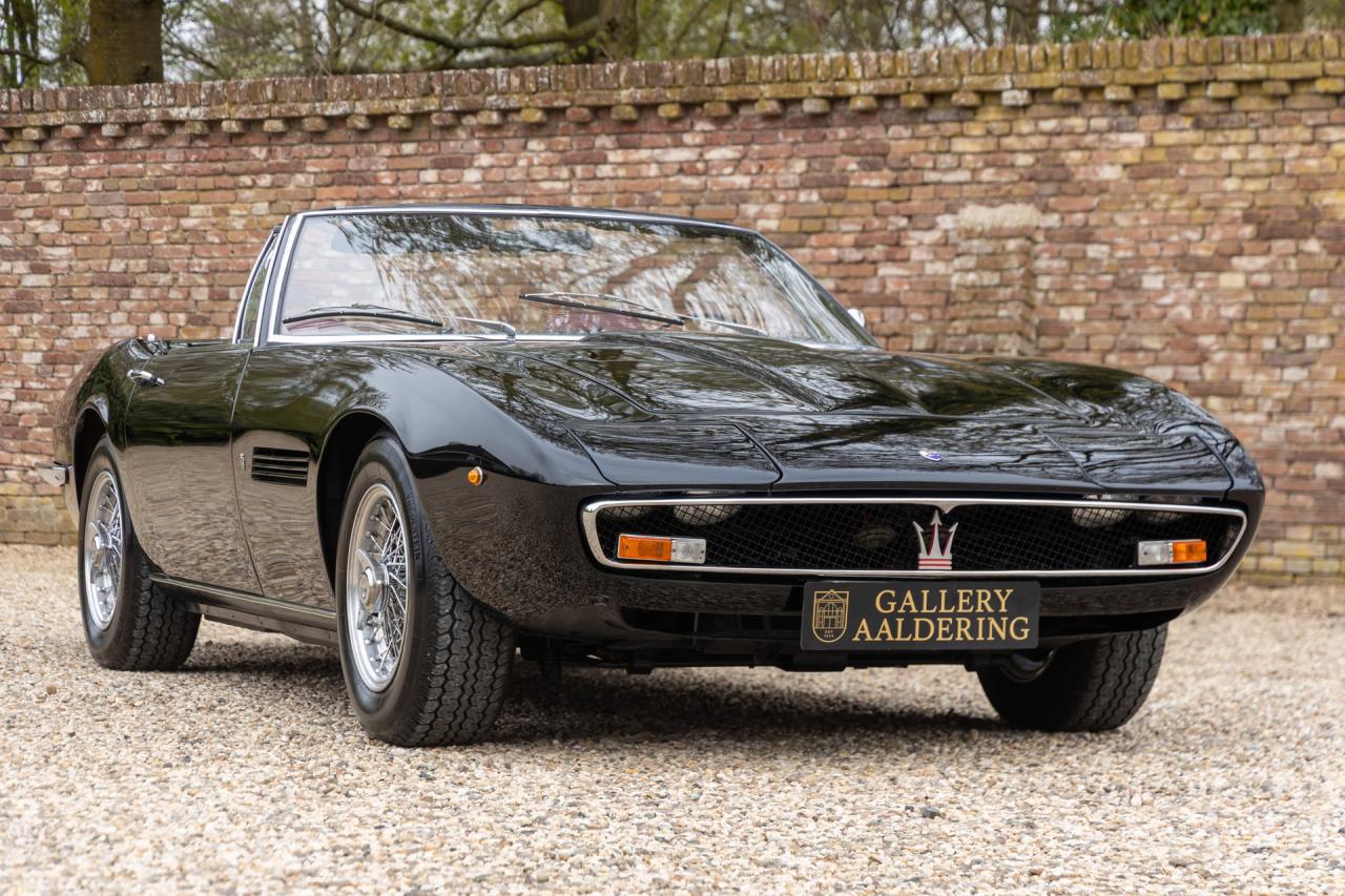1968 Maserati Ghibli 4700 Spyder &ldquo;Built by Campana Carrozzeria Modena&rdquo;