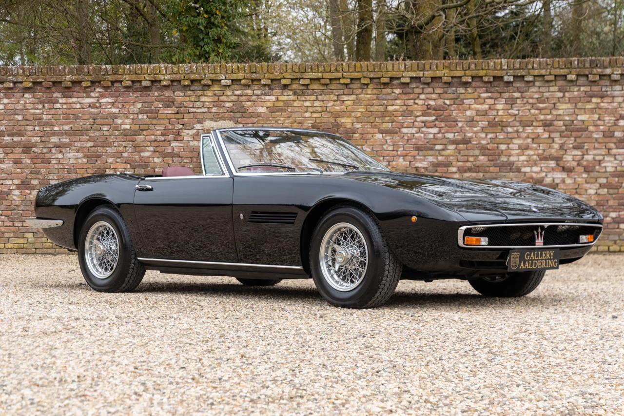 1968 Maserati Ghibli 4700 Spyder &ldquo;Built by Campana Carrozzeria Modena&rdquo;