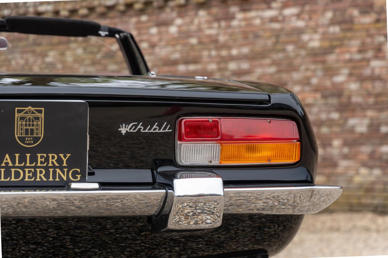 1968 Maserati Ghibli 4700 Spyder &ldquo;Built by Campana Carrozzeria Modena&rdquo;