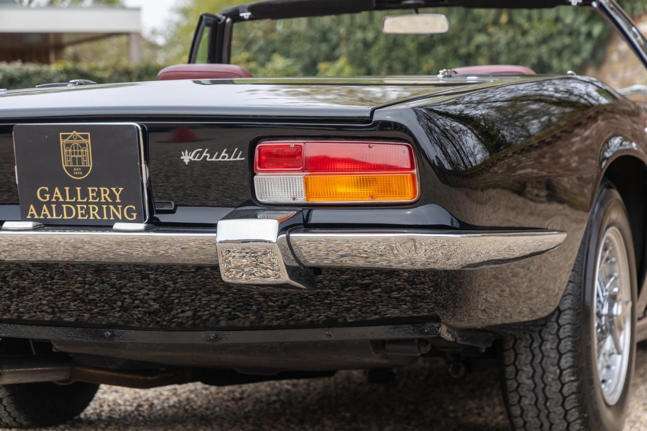 1968 Maserati Ghibli 4700 Spyder &ldquo;Built by Campana Carrozzeria Modena&rdquo;