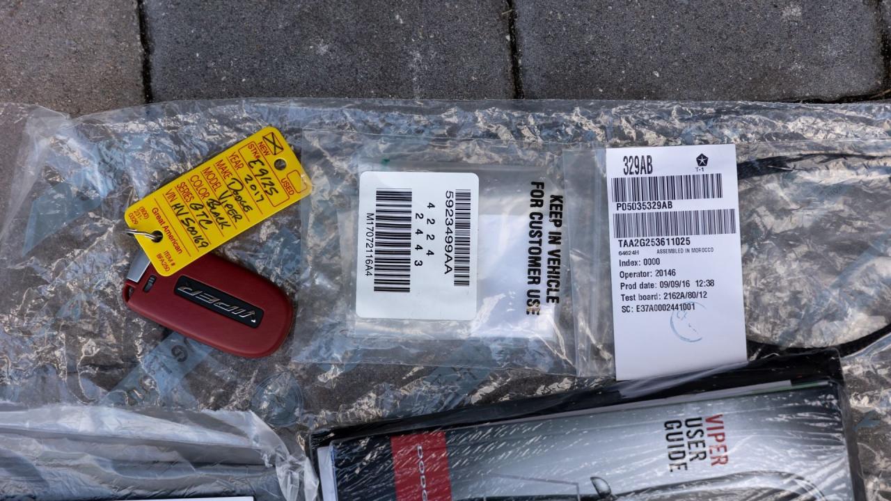 2017 Dodge Viper VoooDoo II Edition ACR Extreme