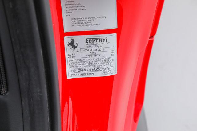 2019 Ferrari 488 PISTA