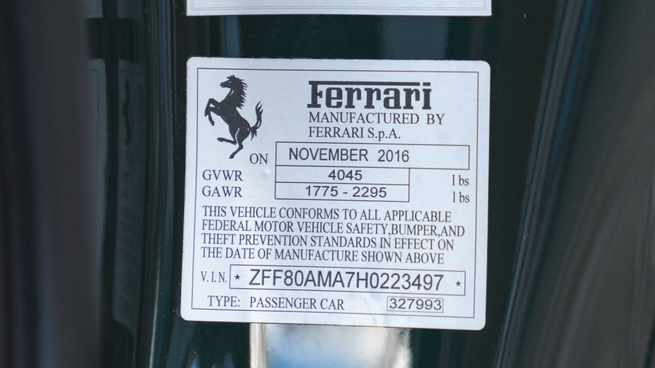 2017 Ferrari 488 SPIDER