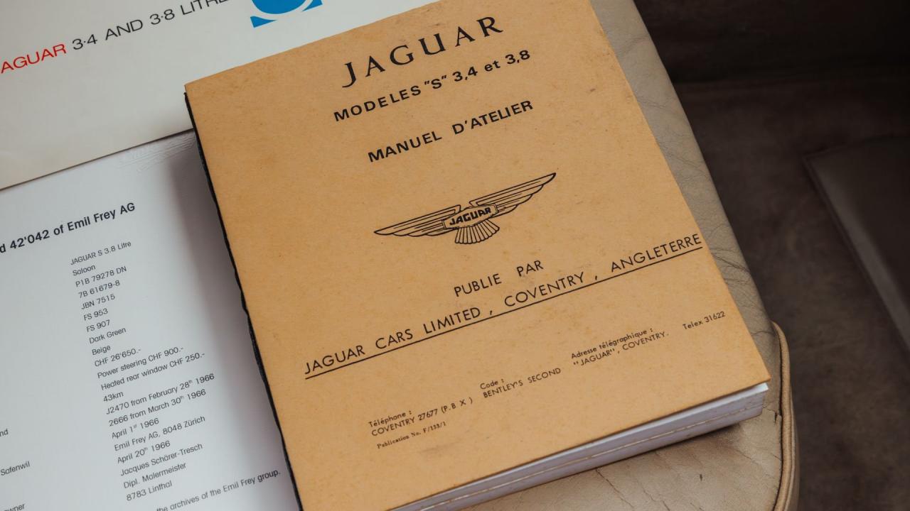 1966 Jaguar S' Type 3.8-Litre Saloon
