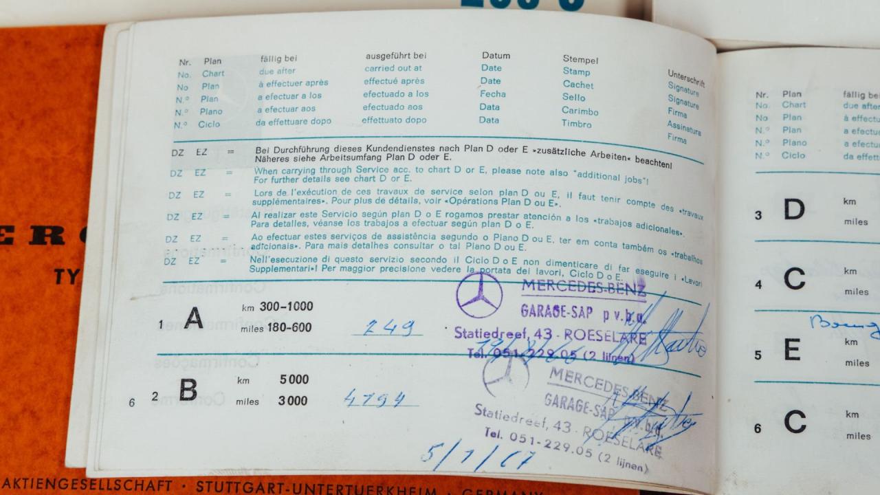 1966 Mercedes - Benz 250 S