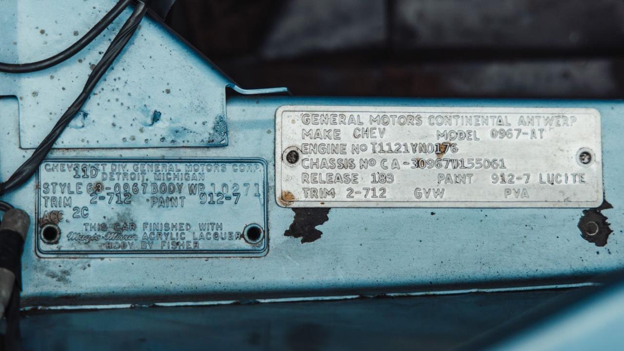 1963 Chevrolet Corvair Monza 900 Convertible