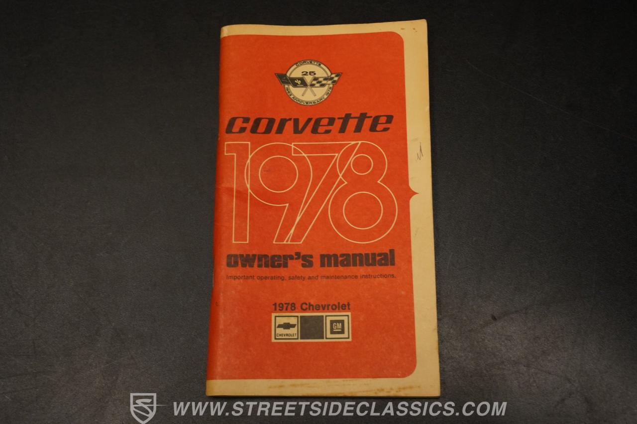 1978 Chevrolet Corvette L82 Silver Anniversary Edition