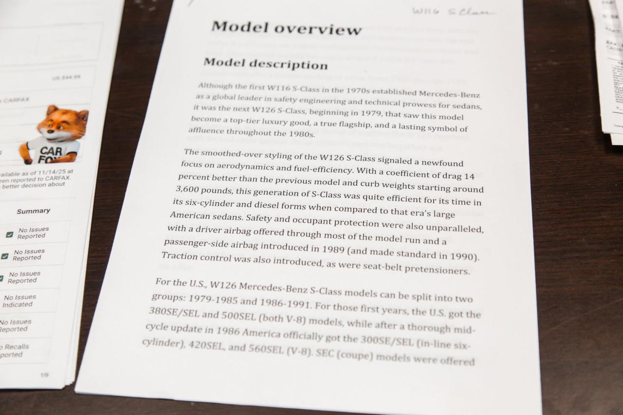 1989 Mercedes - Benz 420 SEL