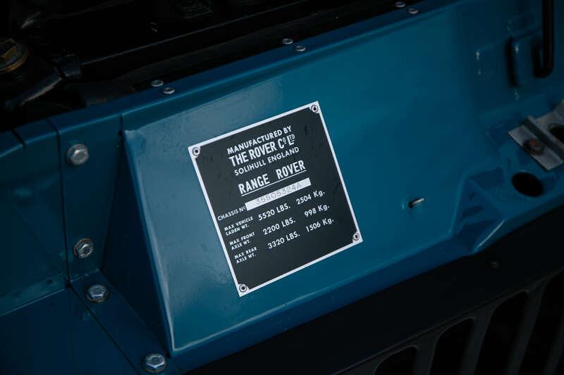 1972 Land Rover RANGE ROVER SUFFIX A