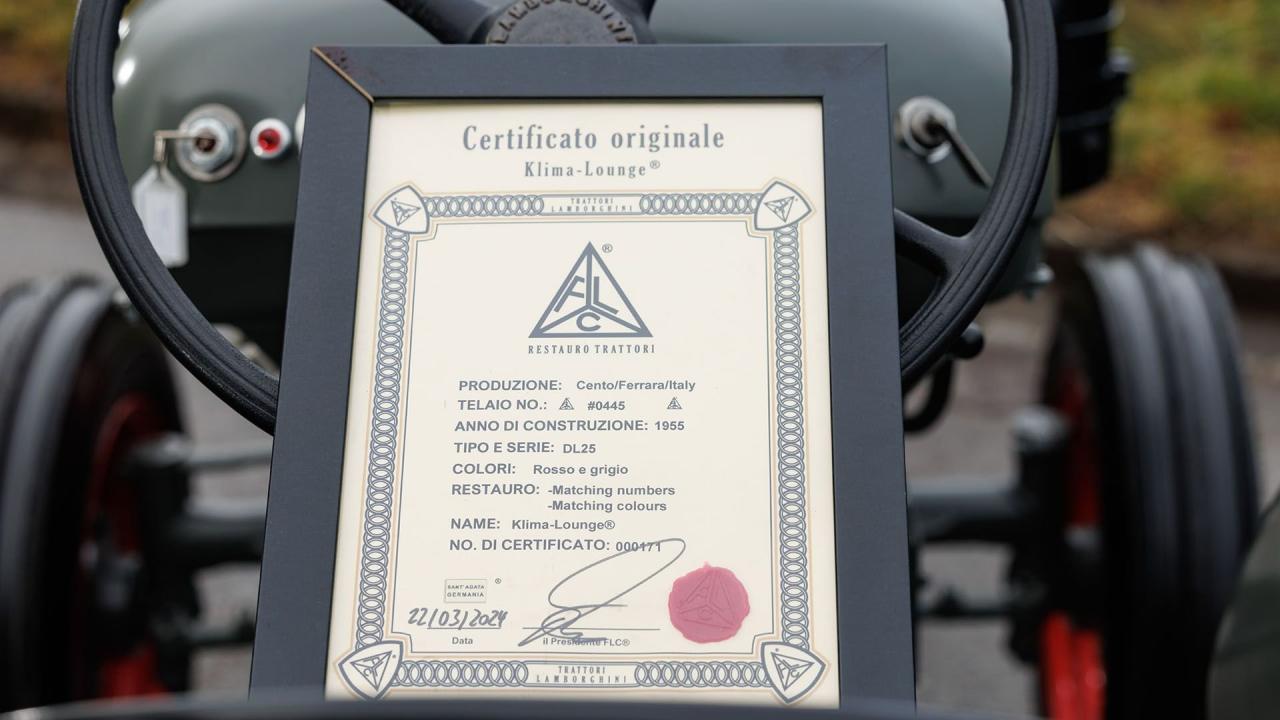 1955 Lamborghini DL25-N Tractor