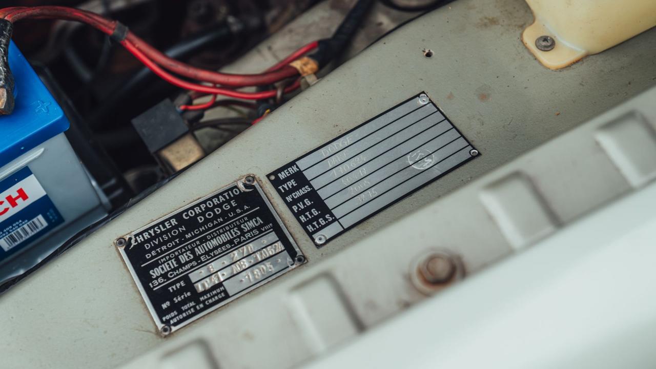 1970 Dodge Dart Four-Door Sedan