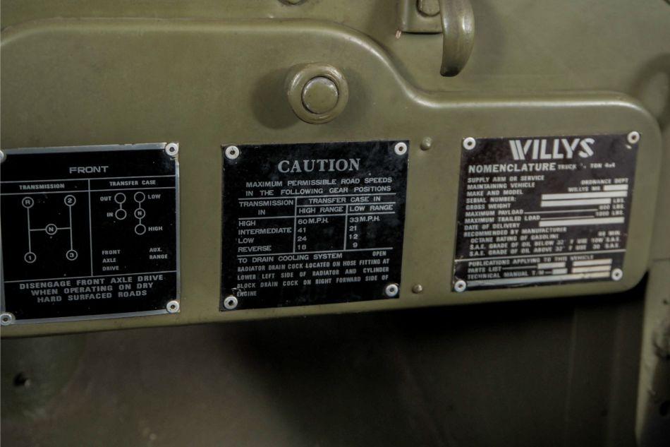 1943 Willys Jeep MB oorlogsjeep WW2