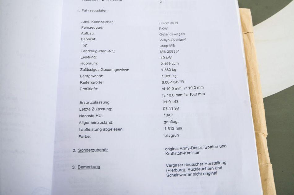 1943 Willys Jeep MB oorlogsjeep WW2