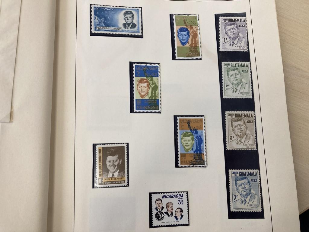 1970 Collectables Postzegels Kennedy collection