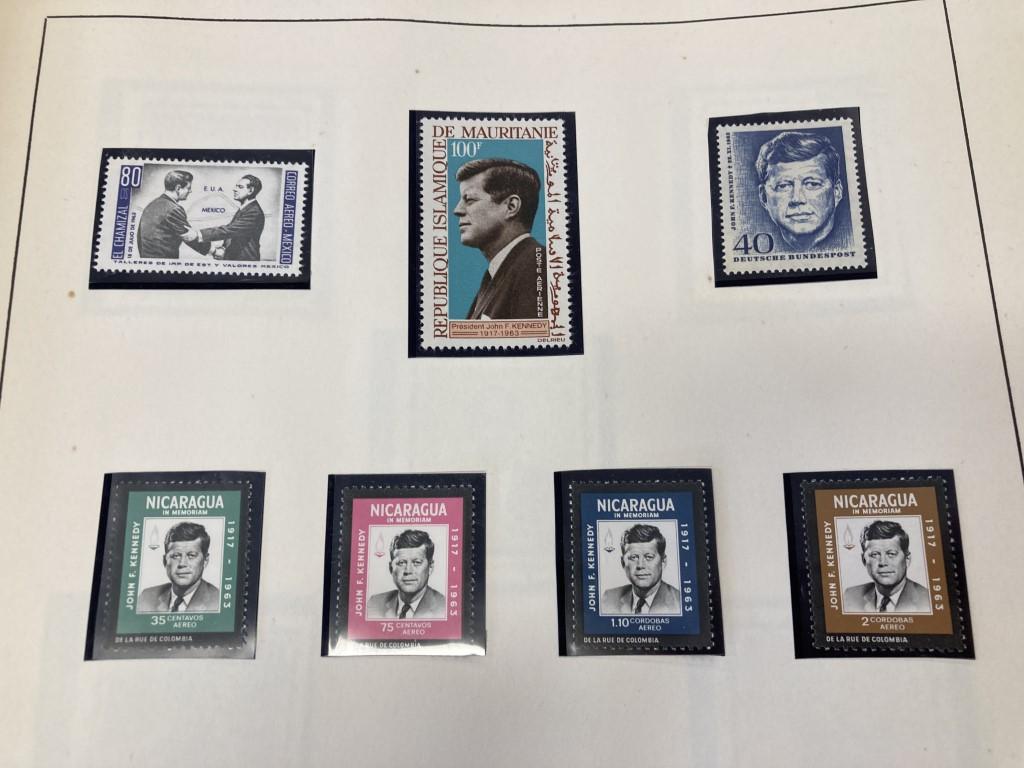1970 Collectables Postzegels Kennedy collection