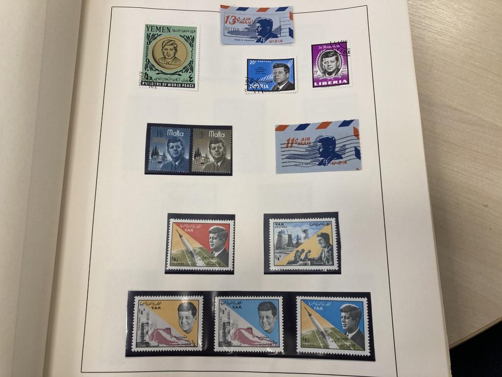 1970 Collectables Postzegels Kennedy collection