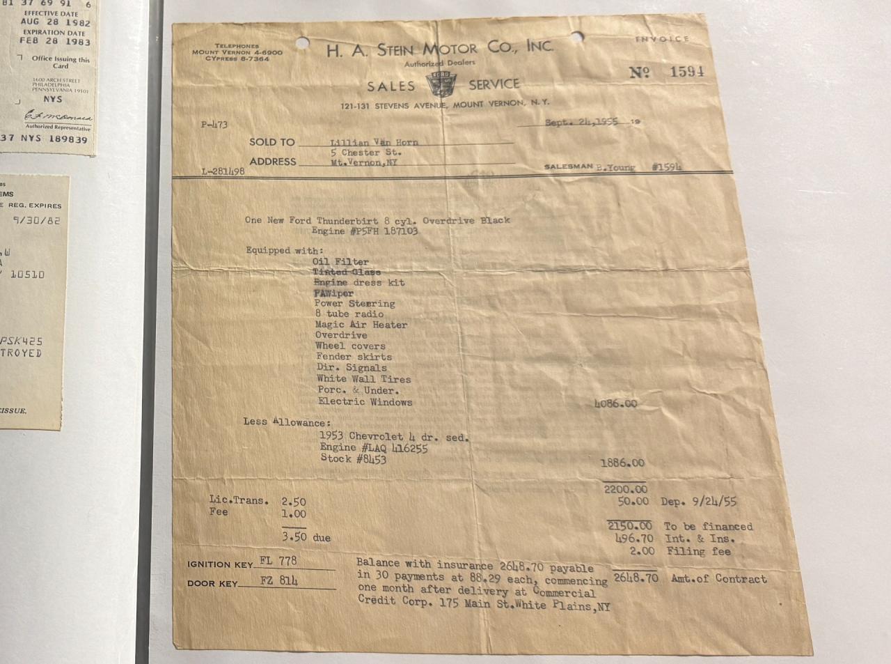 1955 Ford Thunderbird