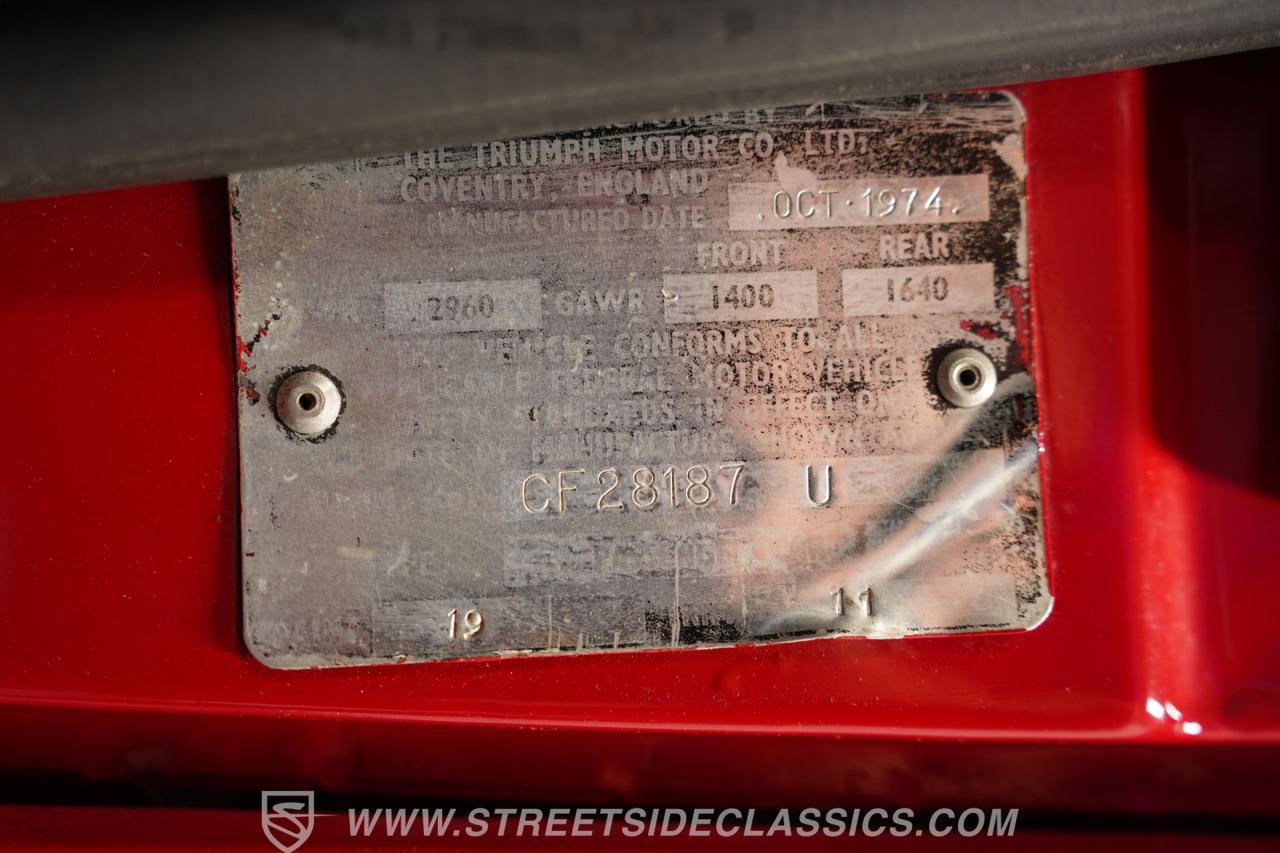 1974 Triumph TR6 Convertible