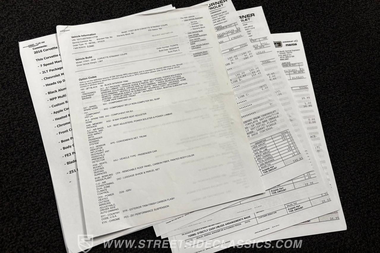 2016 Chevrolet Corvette 2LT Z51