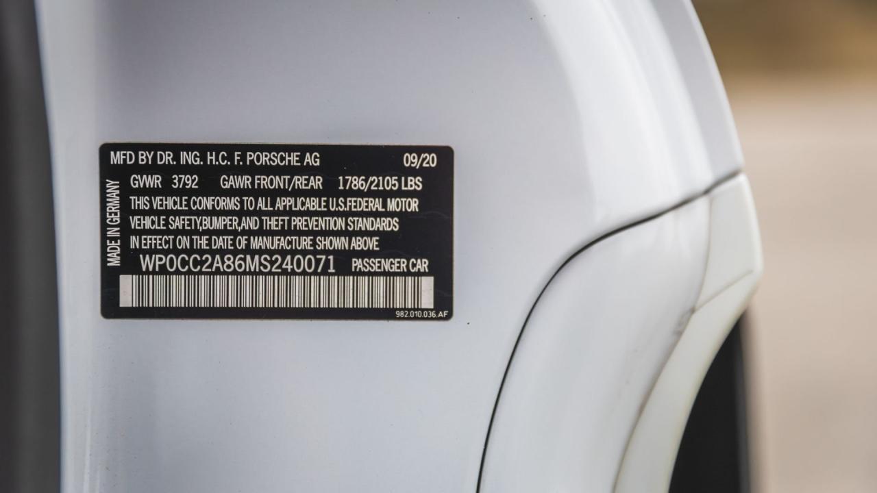 2021 Porsche 718 Spyder