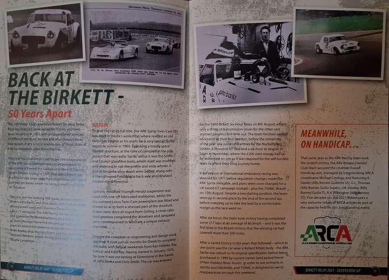 1970 ARK RACING SPRITE