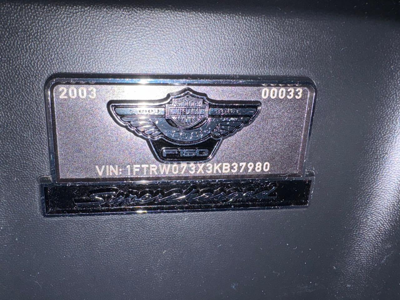 2003 Ford F-150 Supercharged Harley Davidson