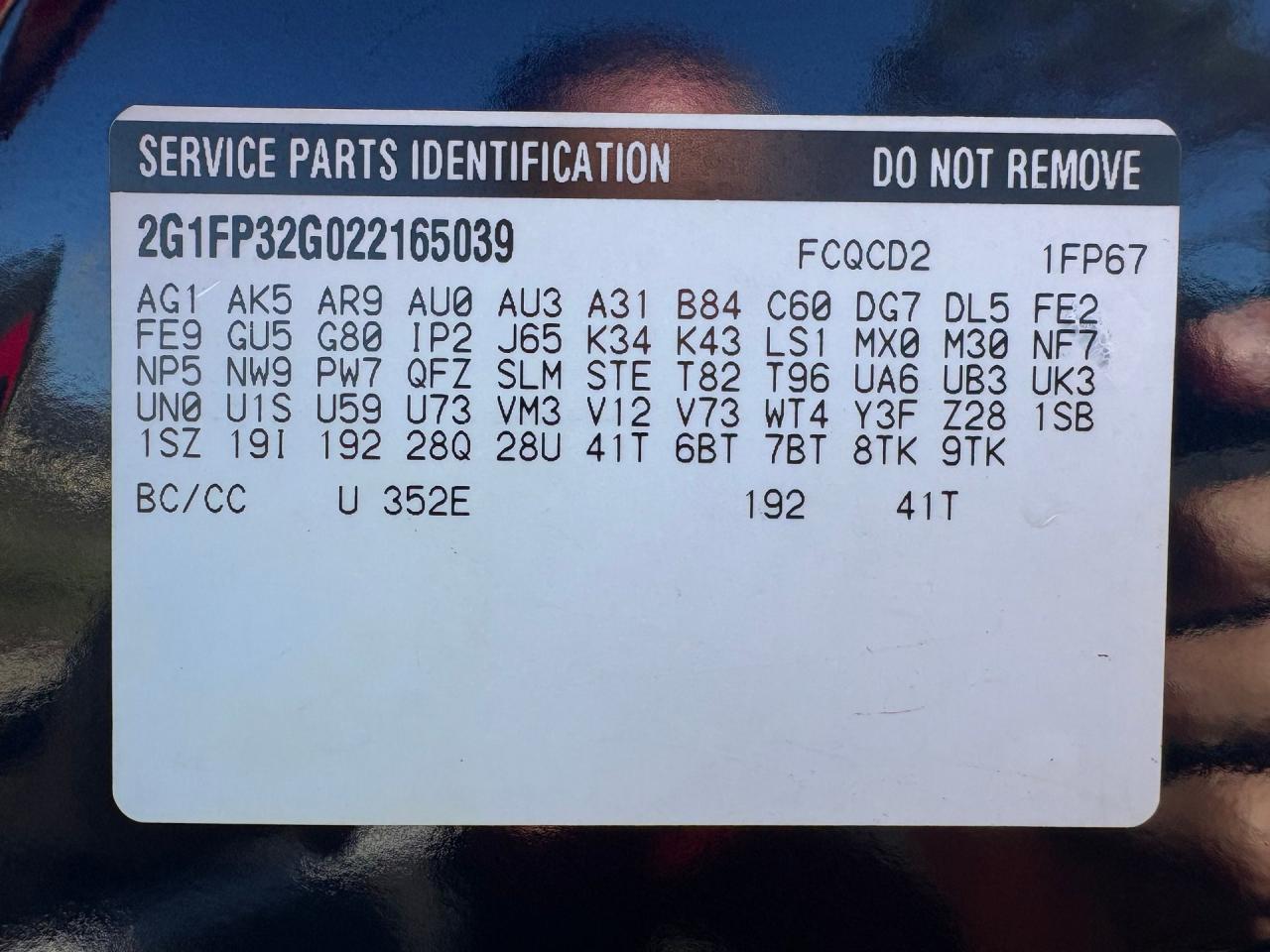 2002 Chevrolet Camaro Z/28 Convertible