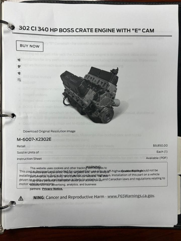 1965 Shelby Cobra Backdraft