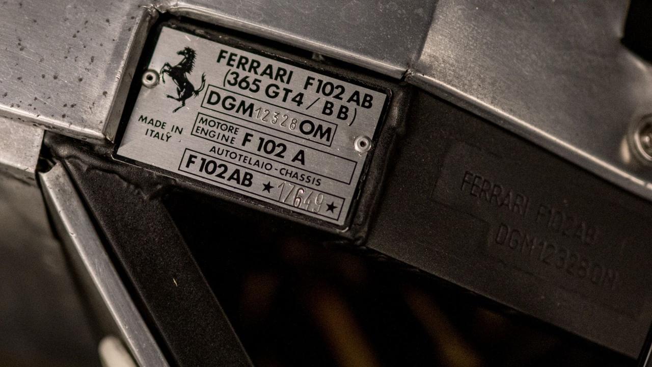 1974 Ferrari 365 GT4 BB