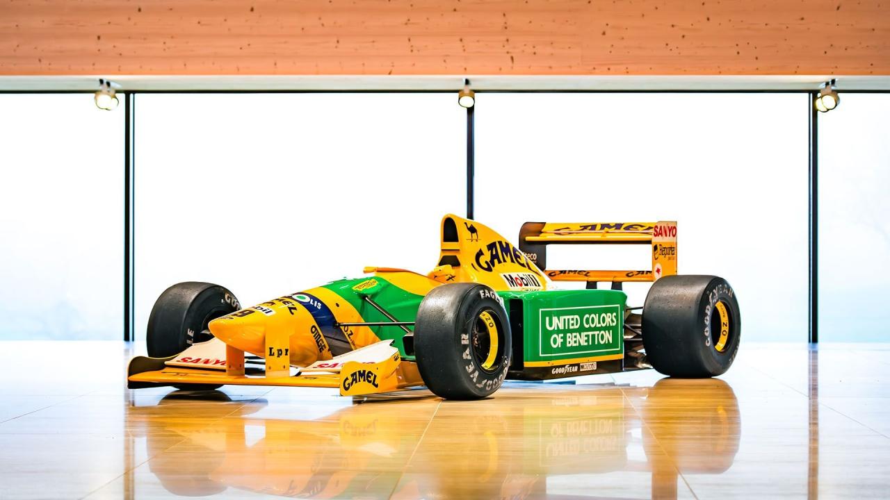 1992 Benetton B192 Formula One ex-Michael Schumacher