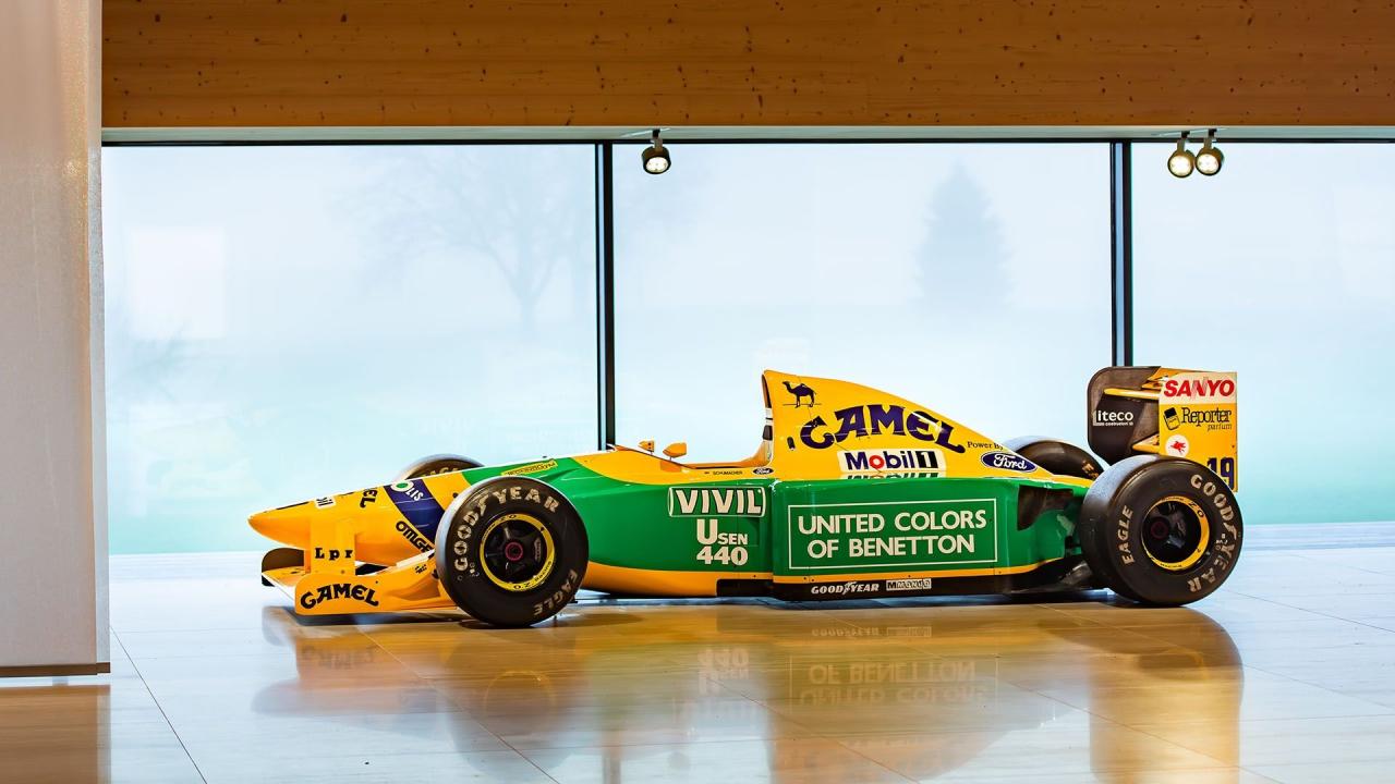 1992 Benetton B192 Formula One ex-Michael Schumacher