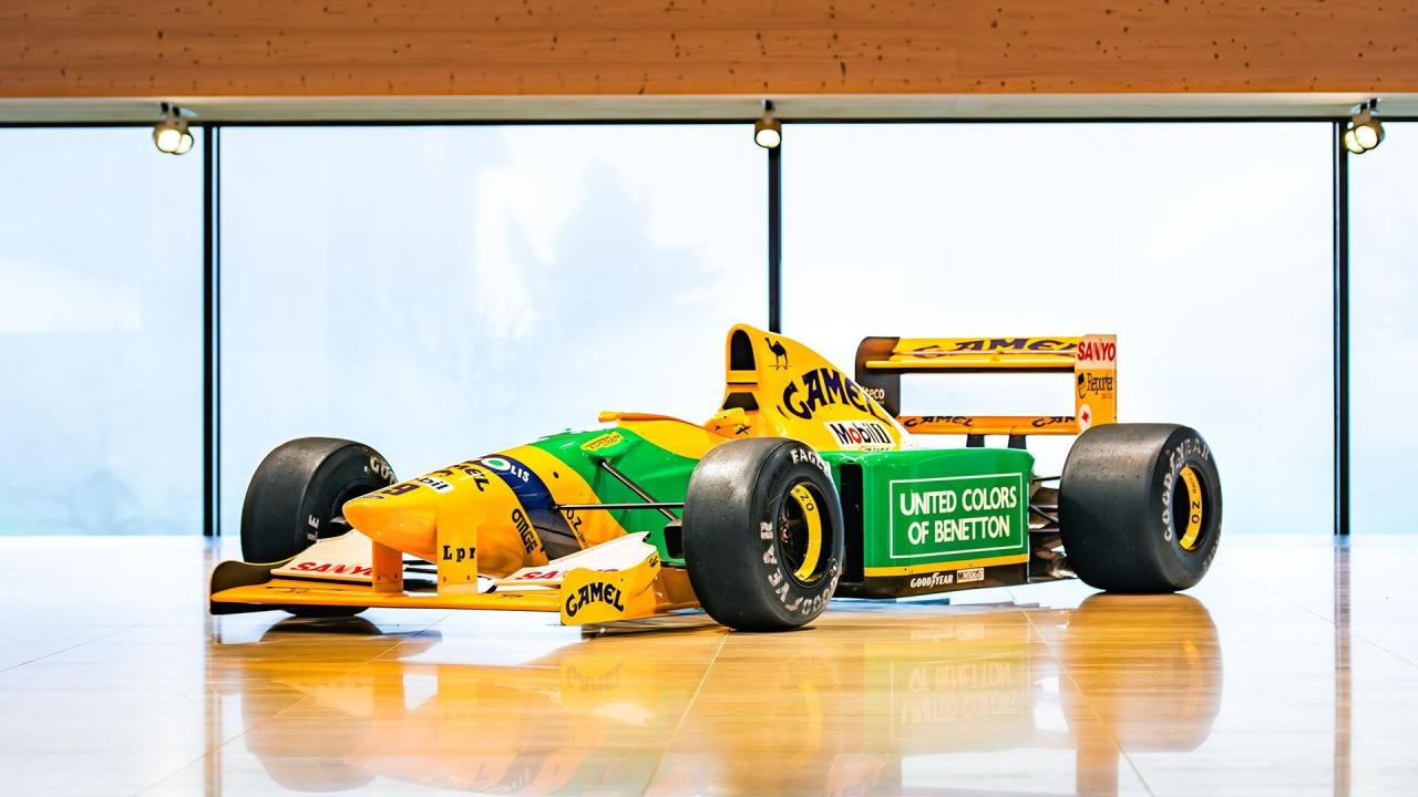 1992 Benetton B192 Formula One ex-Michael Schumacher